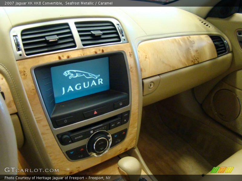 Seafrost Metallic / Caramel 2007 Jaguar XK XK8 Convertible