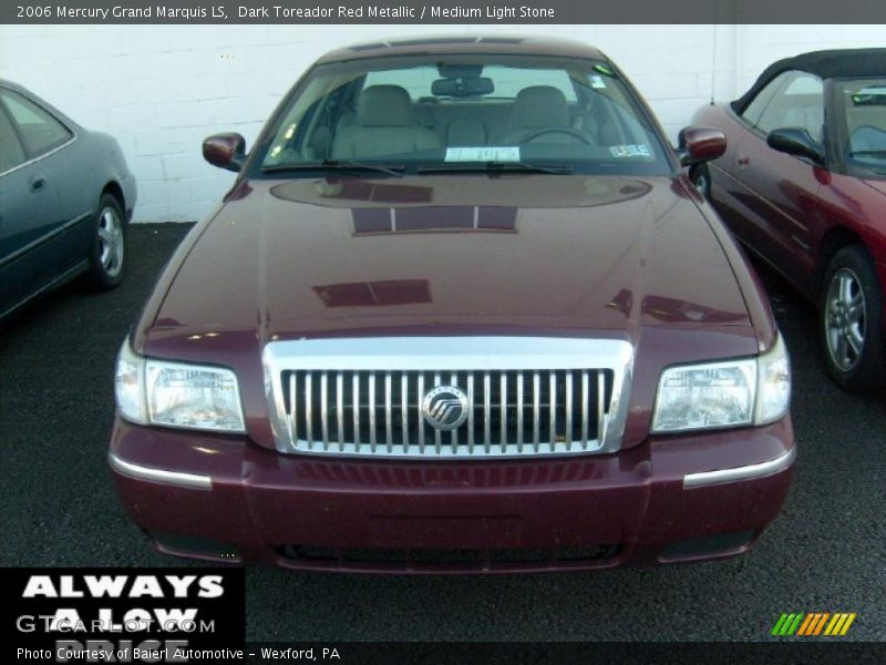 Dark Toreador Red Metallic / Medium Light Stone 2006 Mercury Grand Marquis LS