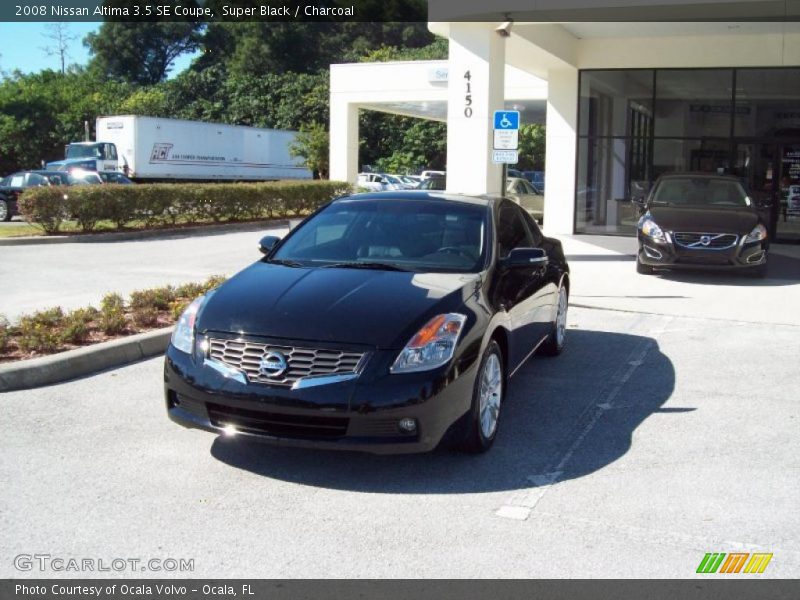 Super Black / Charcoal 2008 Nissan Altima 3.5 SE Coupe