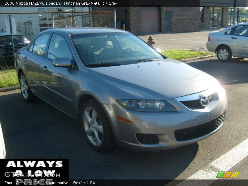 Tungsten Gray Metallic / Gray 2006 Mazda MAZDA6 s Sedan