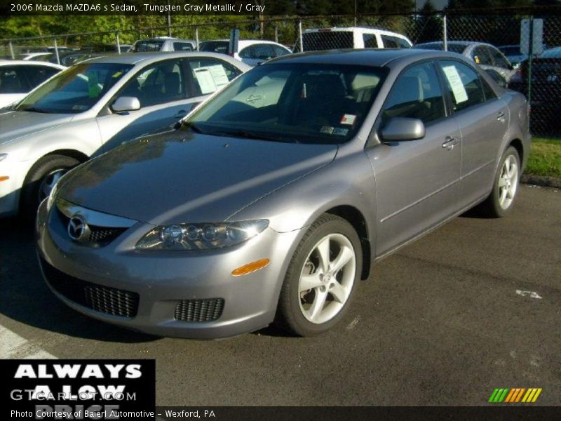 Tungsten Gray Metallic / Gray 2006 Mazda MAZDA6 s Sedan