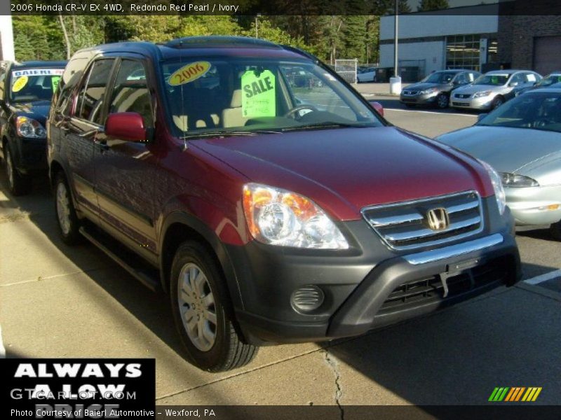 Redondo Red Pearl / Ivory 2006 Honda CR-V EX 4WD