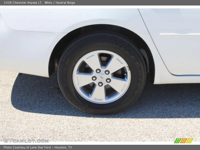 White / Neutral Beige 2008 Chevrolet Impala LT