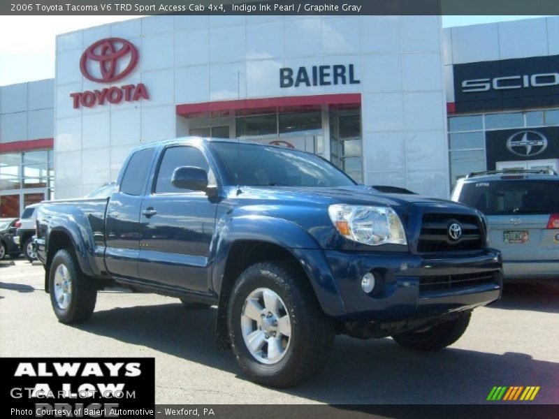 Indigo Ink Pearl / Graphite Gray 2006 Toyota Tacoma V6 TRD Sport Access Cab 4x4