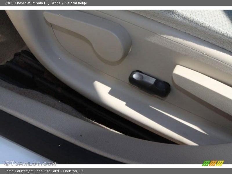 White / Neutral Beige 2008 Chevrolet Impala LT