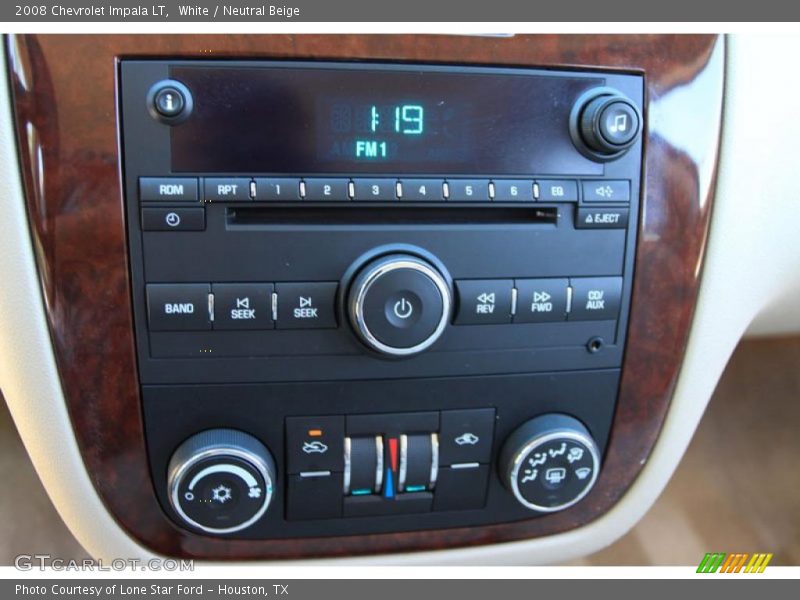 White / Neutral Beige 2008 Chevrolet Impala LT