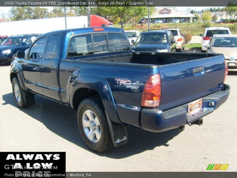 Indigo Ink Pearl / Graphite Gray 2006 Toyota Tacoma V6 TRD Sport Access Cab 4x4