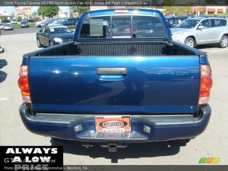 Indigo Ink Pearl / Graphite Gray 2006 Toyota Tacoma V6 TRD Sport Access Cab 4x4