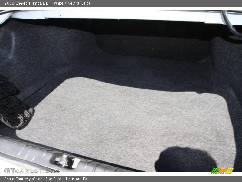 White / Neutral Beige 2008 Chevrolet Impala LT