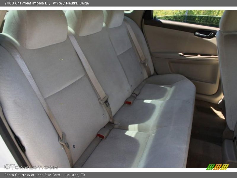 White / Neutral Beige 2008 Chevrolet Impala LT