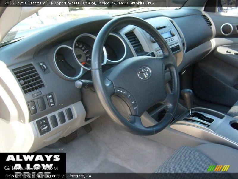 Indigo Ink Pearl / Graphite Gray 2006 Toyota Tacoma V6 TRD Sport Access Cab 4x4