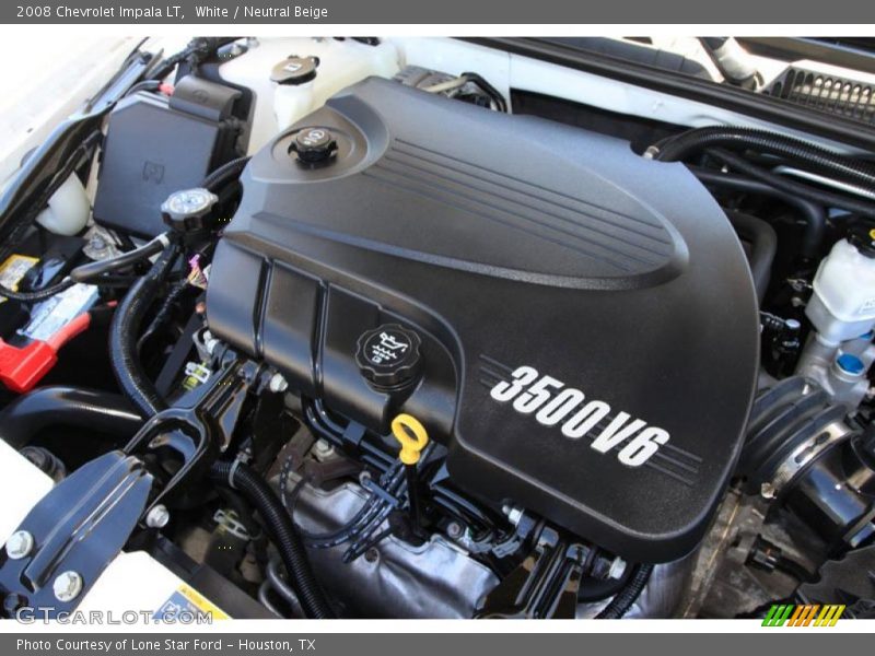 White / Neutral Beige 2008 Chevrolet Impala LT