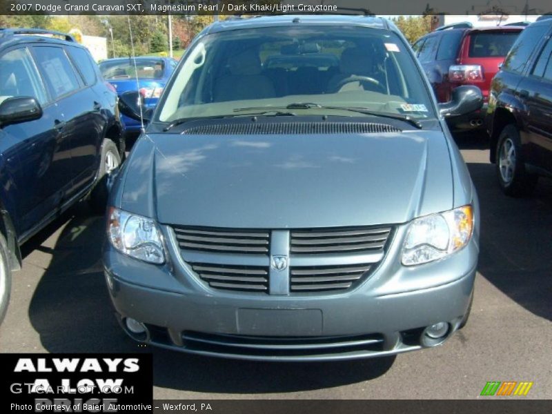 Magnesium Pearl / Dark Khaki/Light Graystone 2007 Dodge Grand Caravan SXT