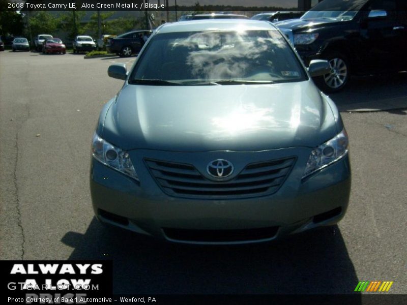 Aloe Green Metallic / Bisque 2008 Toyota Camry LE