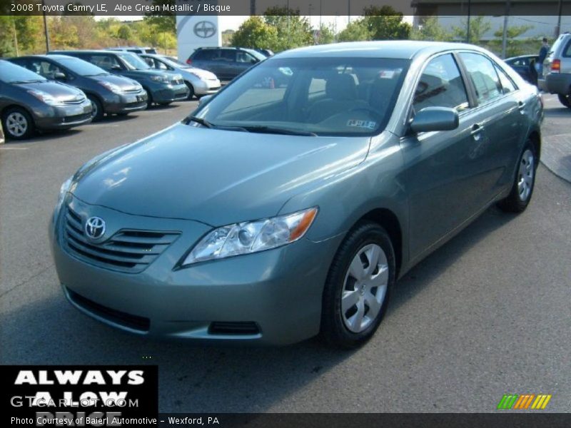 Aloe Green Metallic / Bisque 2008 Toyota Camry LE