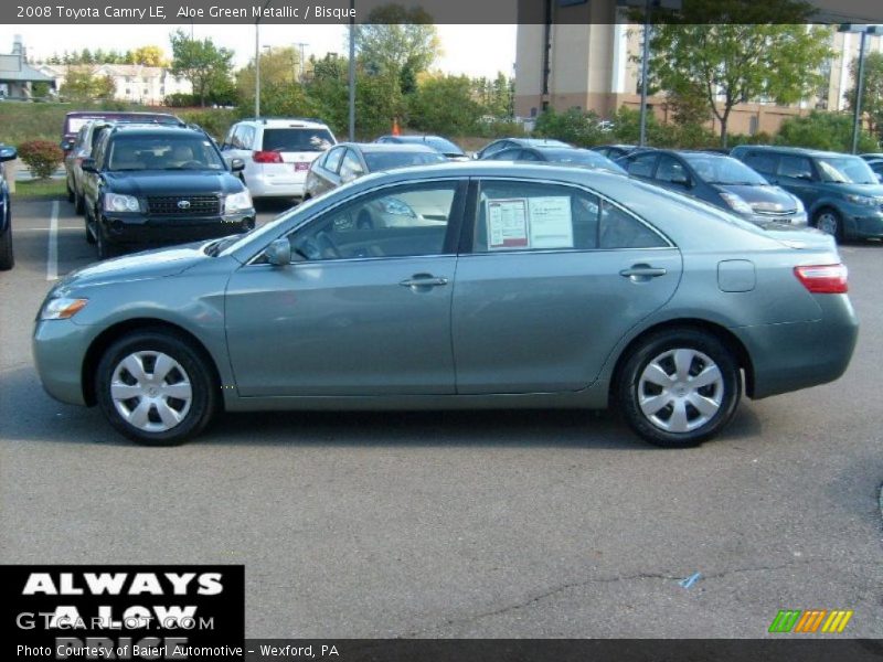 Aloe Green Metallic / Bisque 2008 Toyota Camry LE