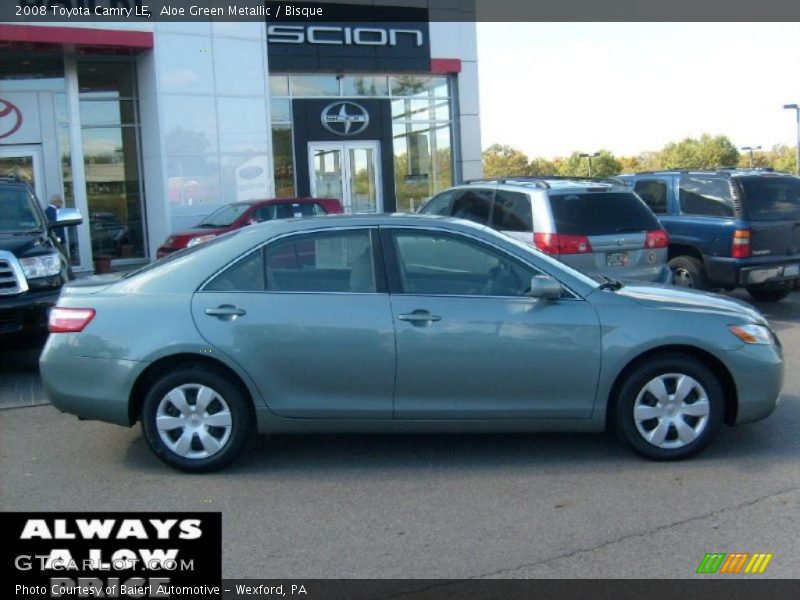 Aloe Green Metallic / Bisque 2008 Toyota Camry LE