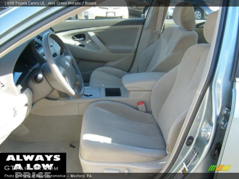 Aloe Green Metallic / Bisque 2008 Toyota Camry LE