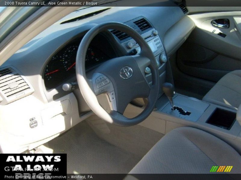Aloe Green Metallic / Bisque 2008 Toyota Camry LE