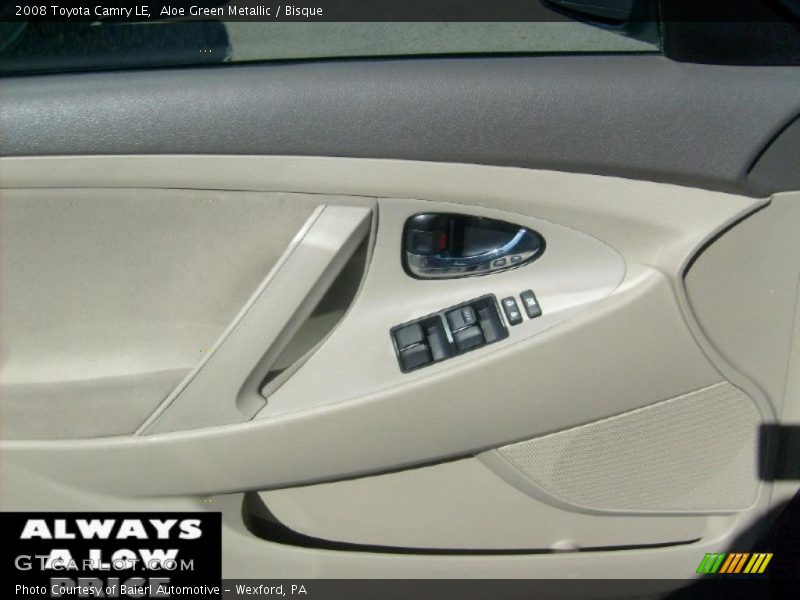Aloe Green Metallic / Bisque 2008 Toyota Camry LE