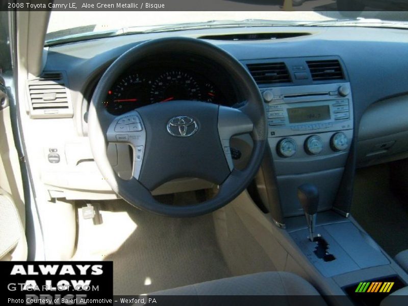 Aloe Green Metallic / Bisque 2008 Toyota Camry LE