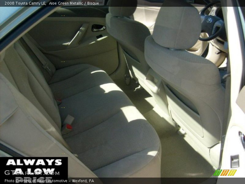 Aloe Green Metallic / Bisque 2008 Toyota Camry LE