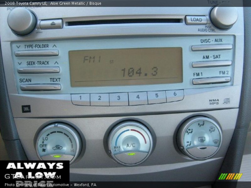 Aloe Green Metallic / Bisque 2008 Toyota Camry LE