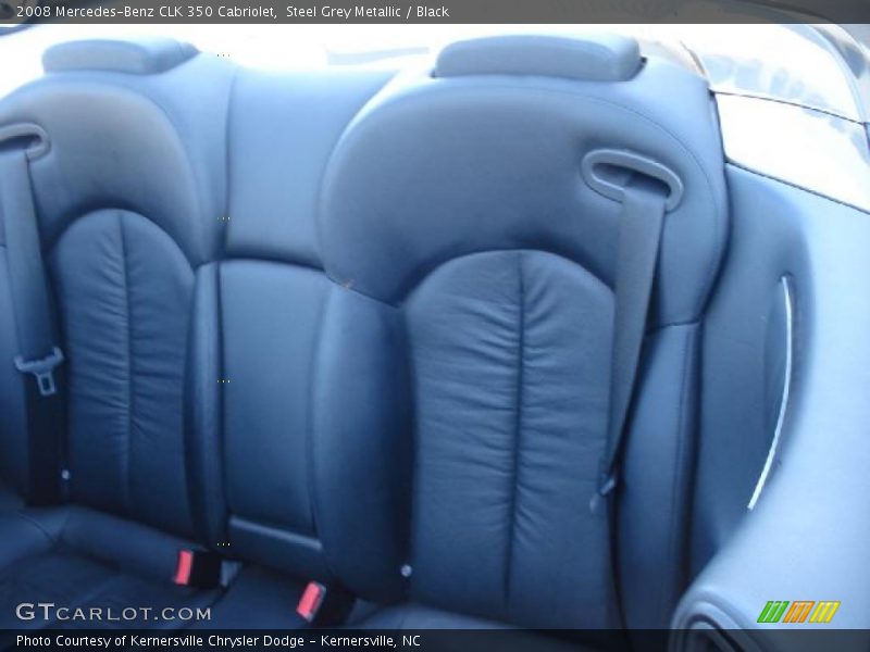 Steel Grey Metallic / Black 2008 Mercedes-Benz CLK 350 Cabriolet
