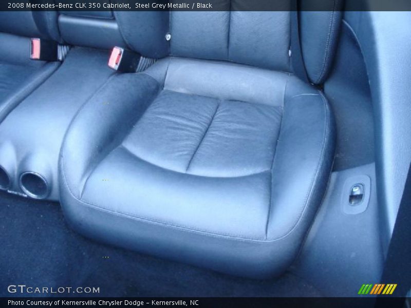 Steel Grey Metallic / Black 2008 Mercedes-Benz CLK 350 Cabriolet