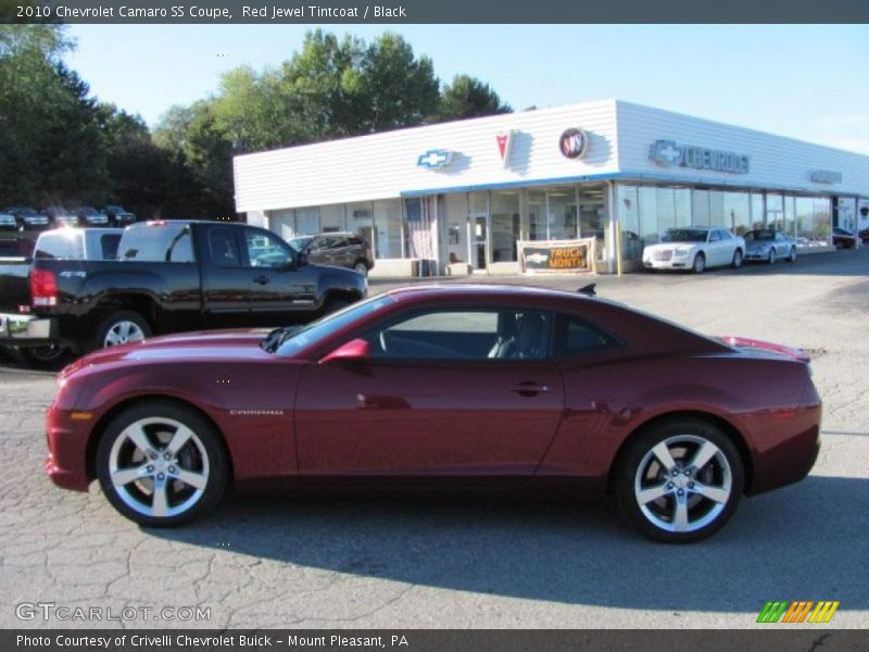 Red Jewel Tintcoat / Black 2010 Chevrolet Camaro SS Coupe