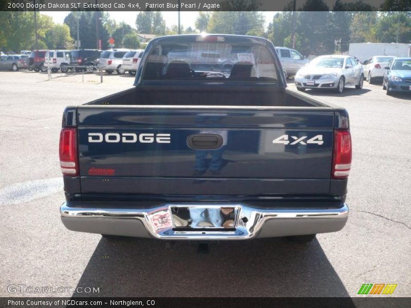 Patriot Blue Pearl / Agate 2000 Dodge Dakota SLT Extended Cab 4x4