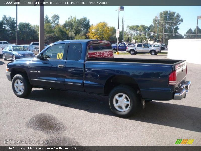 Patriot Blue Pearl / Agate 2000 Dodge Dakota SLT Extended Cab 4x4