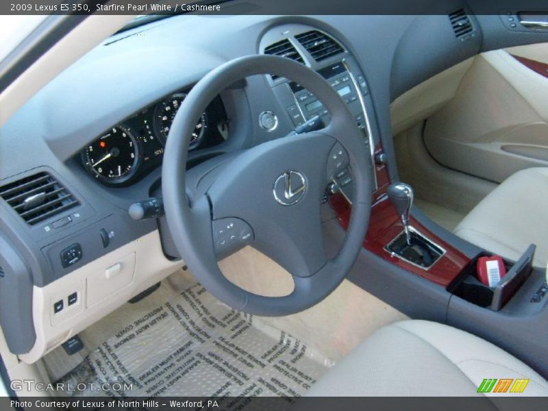 Starfire Pearl White / Cashmere 2009 Lexus ES 350