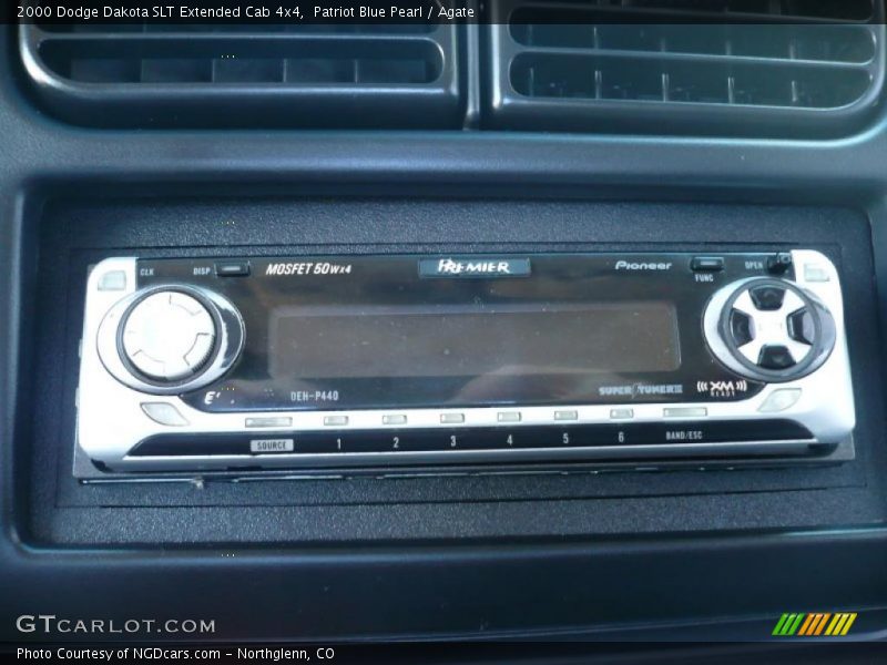 Patriot Blue Pearl / Agate 2000 Dodge Dakota SLT Extended Cab 4x4