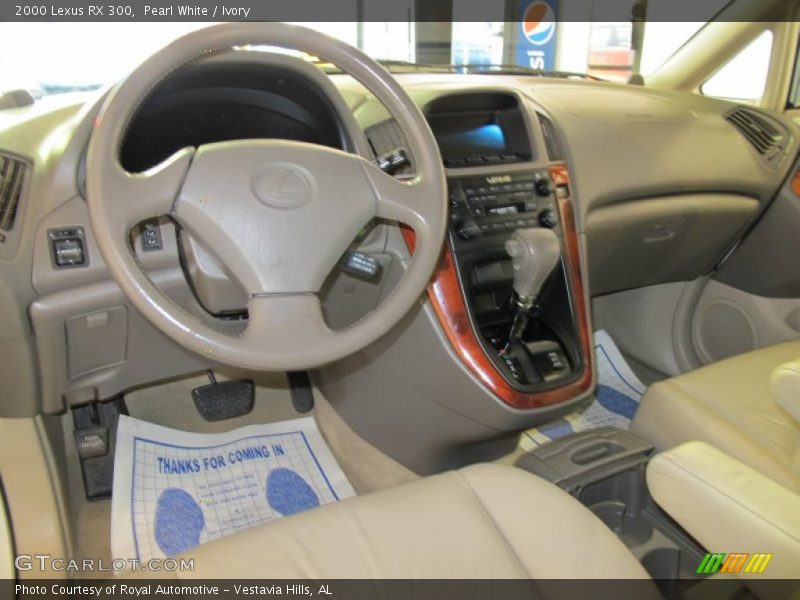 Pearl White / Ivory 2000 Lexus RX 300