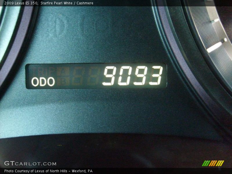 Starfire Pearl White / Cashmere 2009 Lexus ES 350