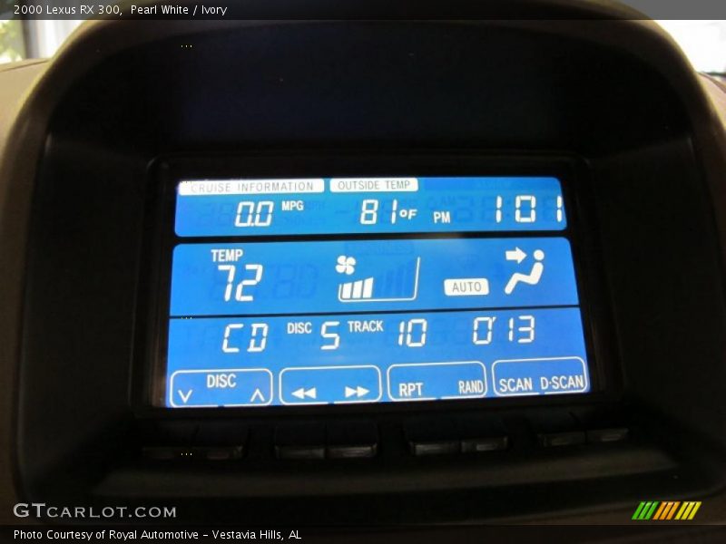 Pearl White / Ivory 2000 Lexus RX 300