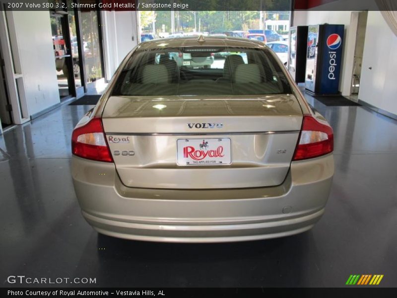 Shimmer Gold Metallic / Sandstone Beige 2007 Volvo S80 3.2