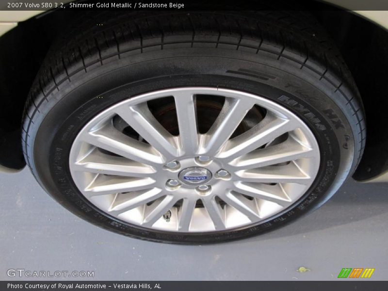 Shimmer Gold Metallic / Sandstone Beige 2007 Volvo S80 3.2