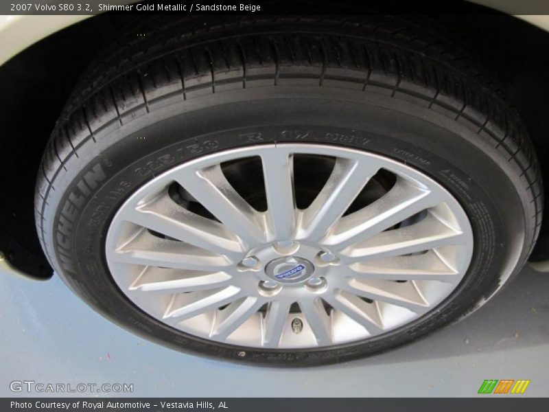 Shimmer Gold Metallic / Sandstone Beige 2007 Volvo S80 3.2
