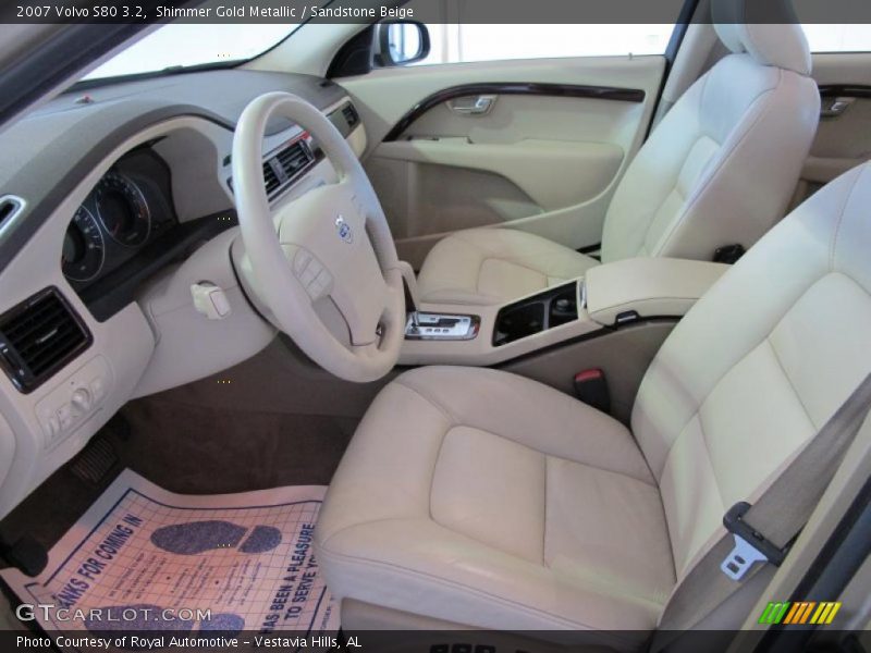 Shimmer Gold Metallic / Sandstone Beige 2007 Volvo S80 3.2