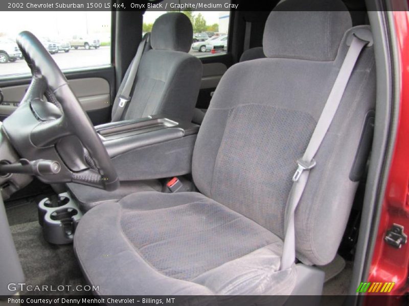 Onyx Black / Graphite/Medium Gray 2002 Chevrolet Suburban 1500 LS 4x4