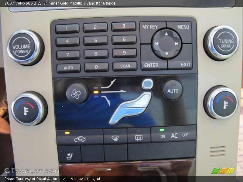 Shimmer Gold Metallic / Sandstone Beige 2007 Volvo S80 3.2