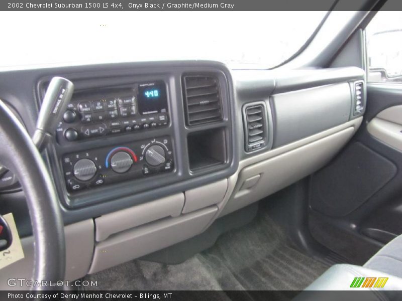 Onyx Black / Graphite/Medium Gray 2002 Chevrolet Suburban 1500 LS 4x4