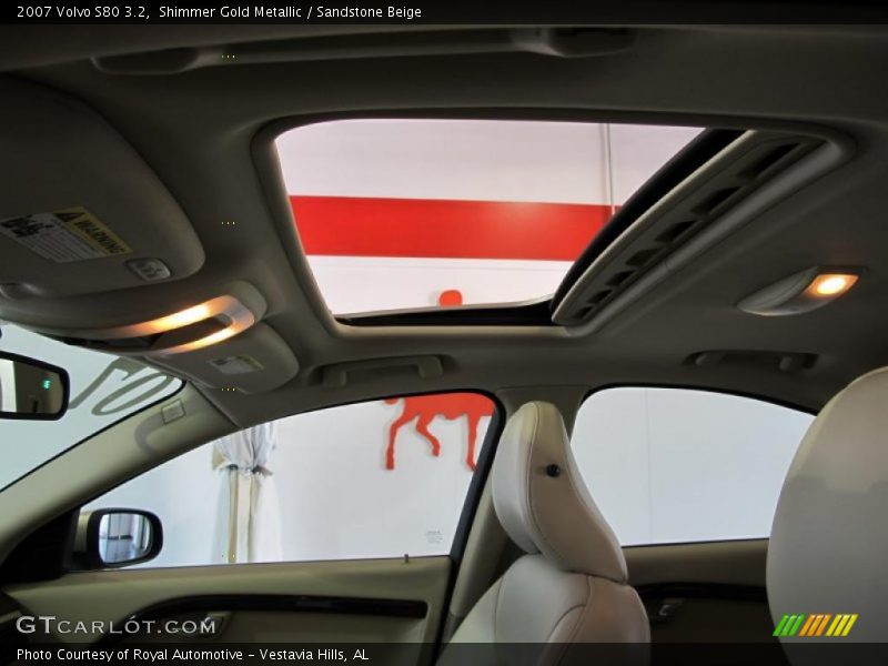 Shimmer Gold Metallic / Sandstone Beige 2007 Volvo S80 3.2