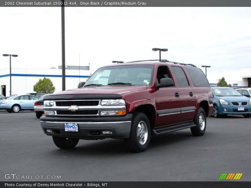 Onyx Black / Graphite/Medium Gray 2002 Chevrolet Suburban 1500 LS 4x4