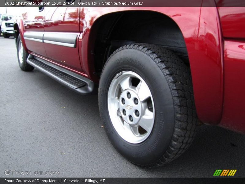 Onyx Black / Graphite/Medium Gray 2002 Chevrolet Suburban 1500 LS 4x4