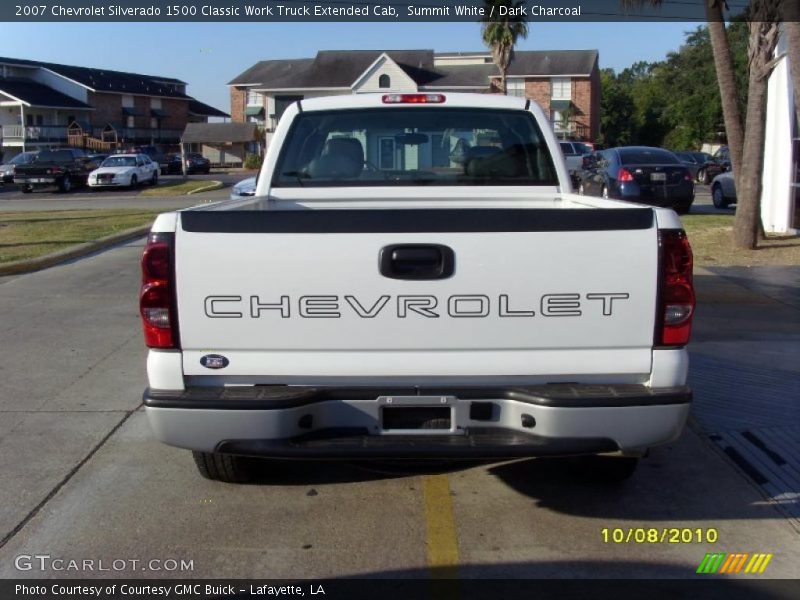Summit White / Dark Charcoal 2007 Chevrolet Silverado 1500 Classic Work Truck Extended Cab