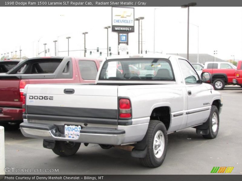 Radiant Silver Metallic / Gray 1998 Dodge Ram 1500 Laramie SLT Regular Cab