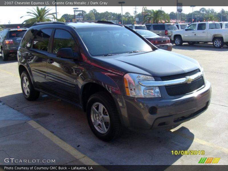 Granite Gray Metallic / Dark Gray 2007 Chevrolet Equinox LS